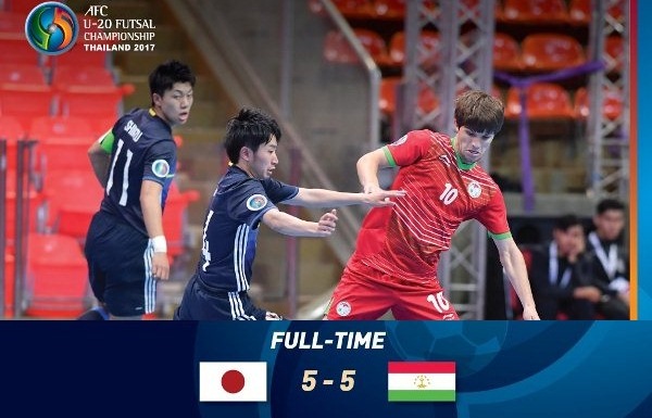 Video Futsal: U20 Tajikistan gây sốc trước U20 Nhật Bản