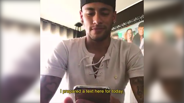 VIDEO: Neymar gửi tâm thư khi chia tay Barca tới PSG