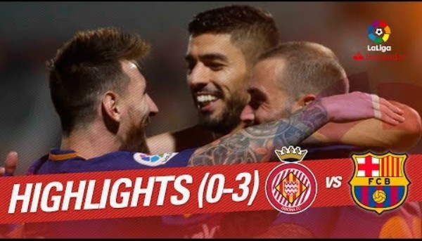 Highlights: Girona 0-3 Barcelona (Vòng 6 La Liga)