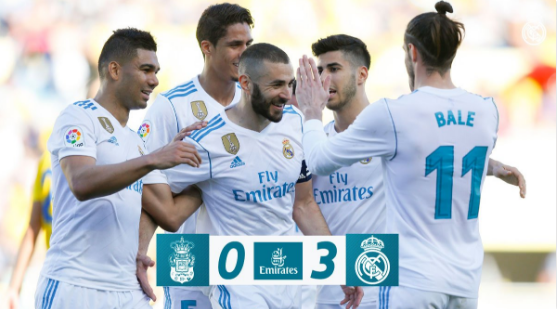 Highlights: Las Palmas 0-3 Real Madrid (Vòng 30 La Liga)