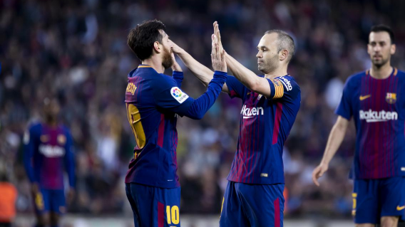 Highlights: Barcelona 5-1 Villarreal (Vòng 34 La Liga)