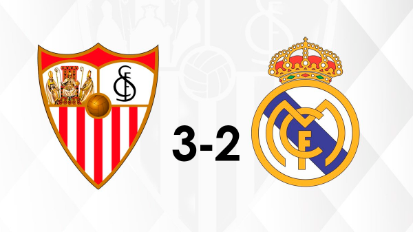 Highlights: Sevilla 3-2 Real Madrid (Vòng 34 La Liga)