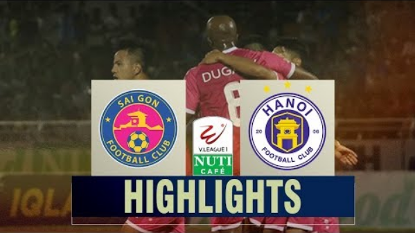 VIDEO: Thua đậm Sài Gòn,Hà Nội đứt mạch bất bại ở V-League 2018