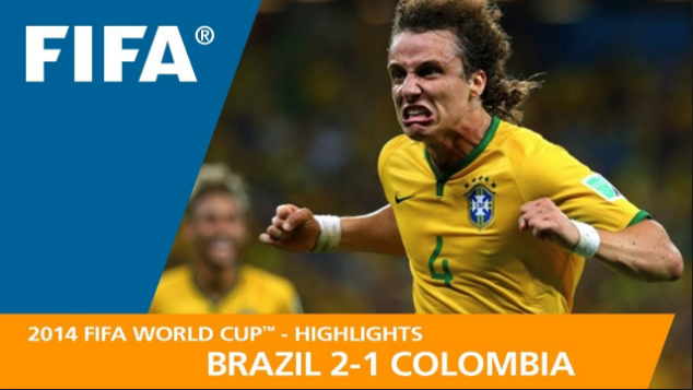 VIDEO: Brazil giành chiến thắng ở tứ kết World Cup 2014