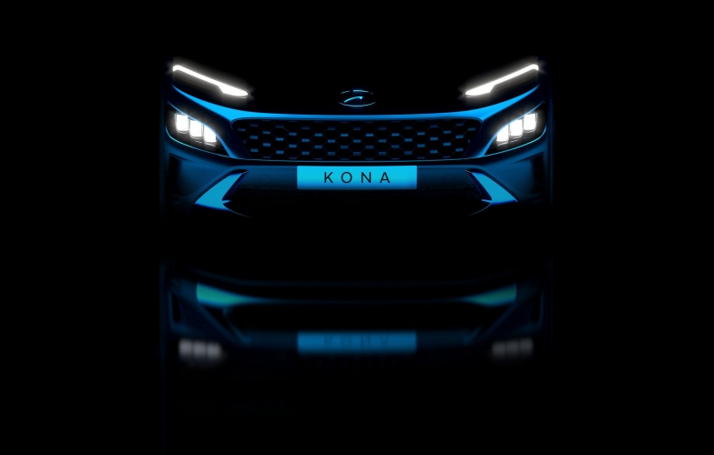 Hyundai Kona 2021 hé lộ hình ảnh thiết kế trước ngày ra mắt