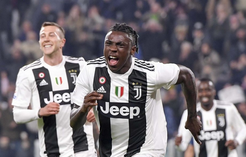 Người hùng Moise Kean cứu Juventus trong ngày vắng Ronaldo