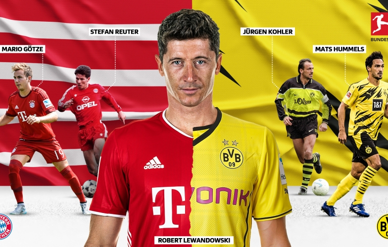 Bayern Munich-Borussia Dortmund: Những ngôi sao vượt qua ranh giới thù hận 