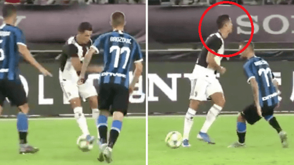 VIDEO: Ronaldo phô diễn kỹ thuật 'lườm rau gắp thịt' tại Trung Quốc