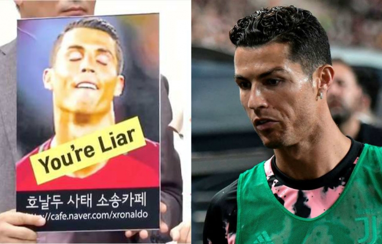 CĐV Hàn Quốc: 'Ronaldo là kẻ nói dối'