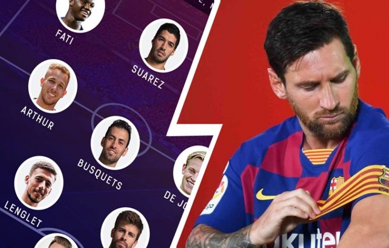 Đội hình xuất phát Barca đối đầu Dortmund: Messi dự bị
