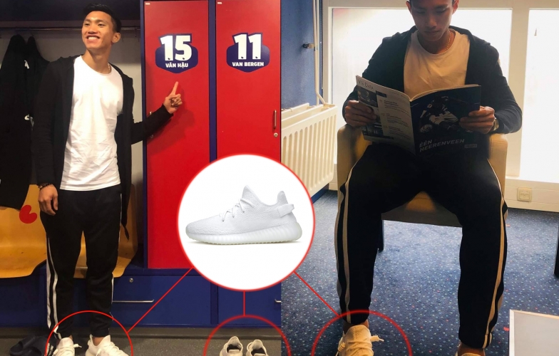 Văn Hậu mang hai đôi Sneaker siêu hiếm sang SC Heerenveen