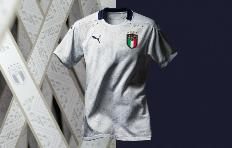 Đội tuyển Ý có áo đấu sân khách mới ấn tượng