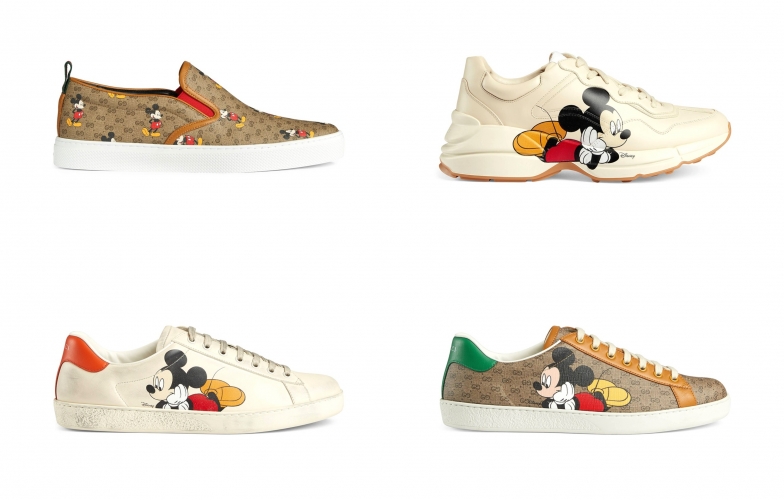 Gucci gây sốt với Sneaker chuột Mickey