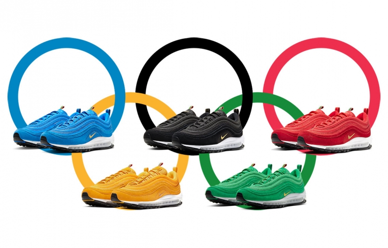 Ngắm trọn bộ giày Air Max 97 Olympic từ Nike
