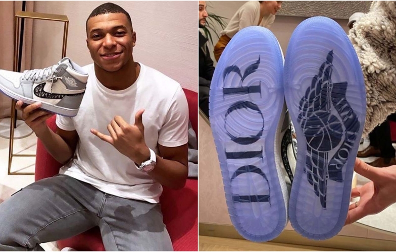 Nike tặng Kylian Mbappe siêu phẩm Air Jordan High OG x Dior