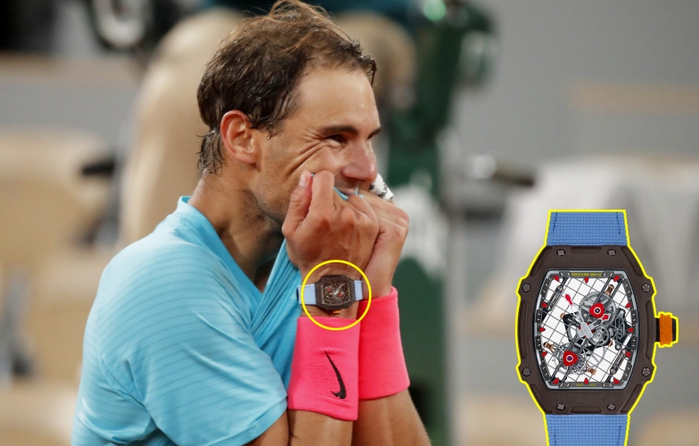 Rafael Nadal mang đồng hồ triệu đô vô địch Pháp mở rộng