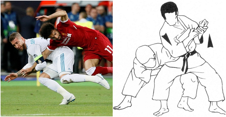 Ramos hạ gục Salah bằng 'cấm thuật' của môn phái nào?