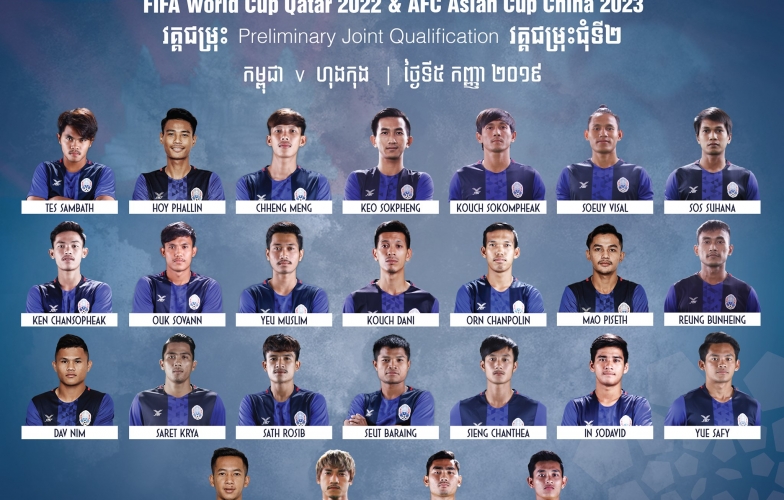 Campuchia gây sốc khi loại Chan Vathanaka ở VL World Cup 2022
