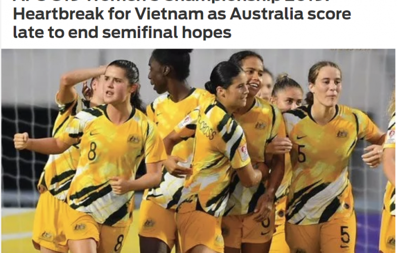Báo châu Á tiếc nuối sau thất bại của U19 nữ Việt Nam