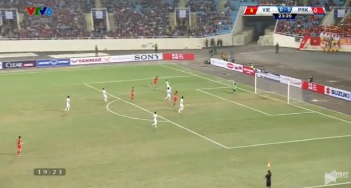 VIDEO: Cầu thủ Triều Tiên làm tung lưới ĐT Việt Nam trong tư thế việt vị