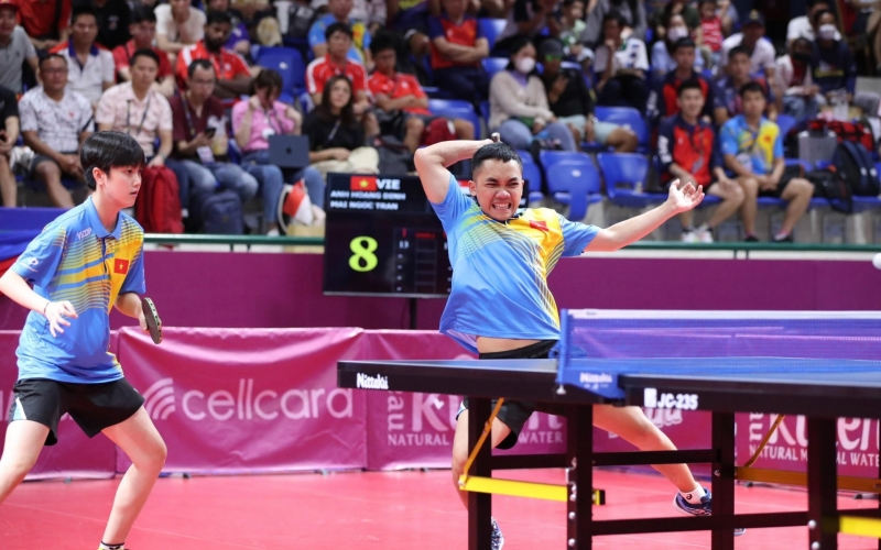 Anh Hoàng – Mai Ngọc viết lại lịch sử bóng bàn Việt Nam sau 26 năm