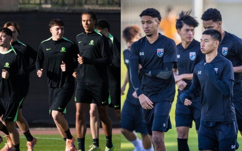 Trực tiếp U23 Australia vs U23 Thái Lan: Đã có đội hình ra sân