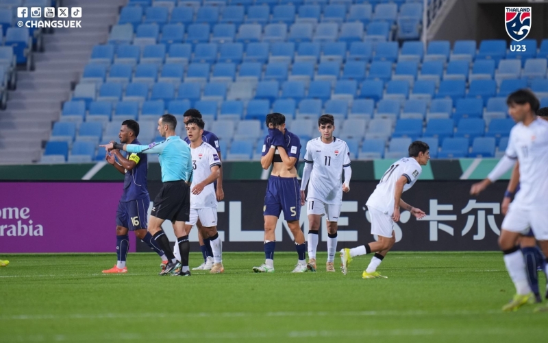 Trực tiếp U23 Thái Lan 0-1 U23 Iraq: Iraq vươn lên dẫn trước