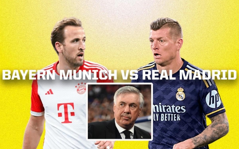 Real công bố đội hình mạnh nhất đấu Bayern Munich tại Cúp C1