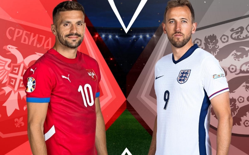 Trực tiếp Anh vs Serbia: Trent Alexander-Arnold đá tiền vệ
