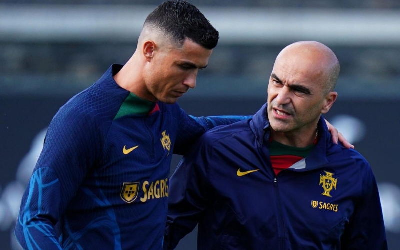 HLV Martinez: 'Ronaldo chuyền cho Bruno ghi bàn quá tuyệt vời'