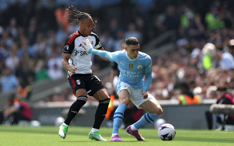 Trực tiếp Man City 1-0 Fulham: Bàn thắng sớm