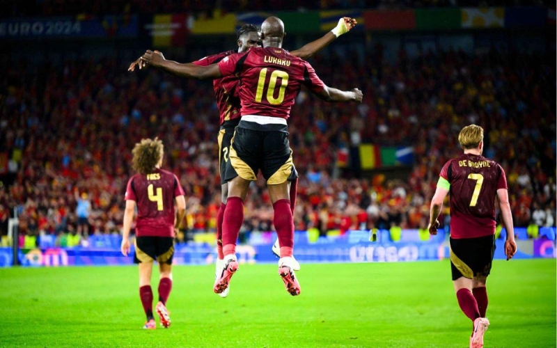 Lukaku góp công, Bỉ thắng Romania để vươn lên dẫn đầu bảng E Euro 2024