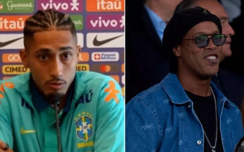 Raphinha đáp trả tuyên bố từ mặt ĐT Brazil của Ronaldinho