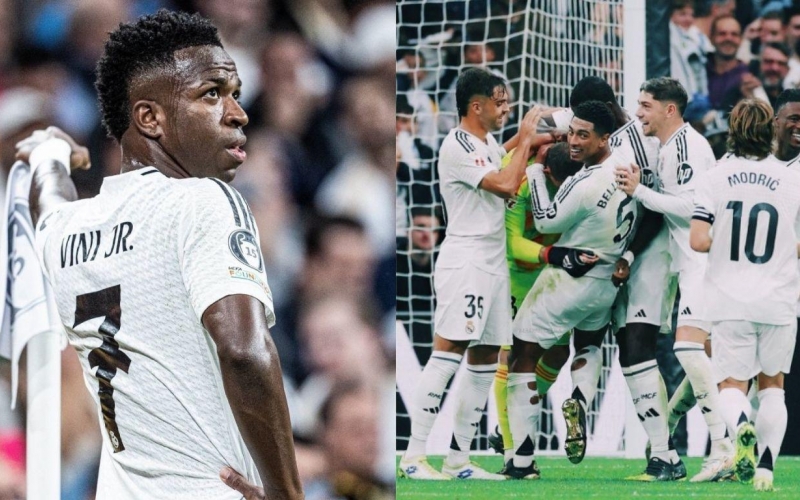 Vinicius hattrick, Real Madrid thắng giòn giã Osasuna tại Bernabeu