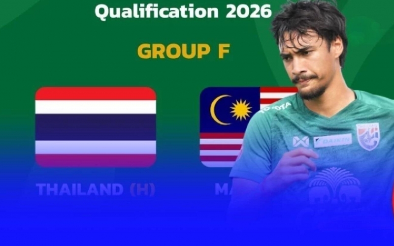 Bảng F vòng loại U23 châu Á 2026: Thái Lan gặp khó