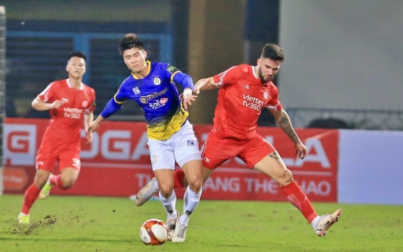 Trực tiếp Hà Nội FC vs Thể Công Viettel: Cố gắng bám đuổi