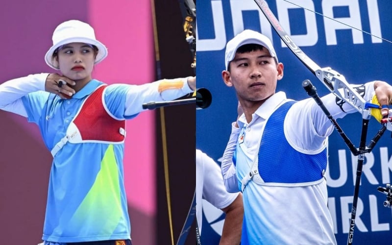 Bắn cung Việt Nam hết cơ hội tranh huy chương Olympic 2024 nội dung đôi nam nữ