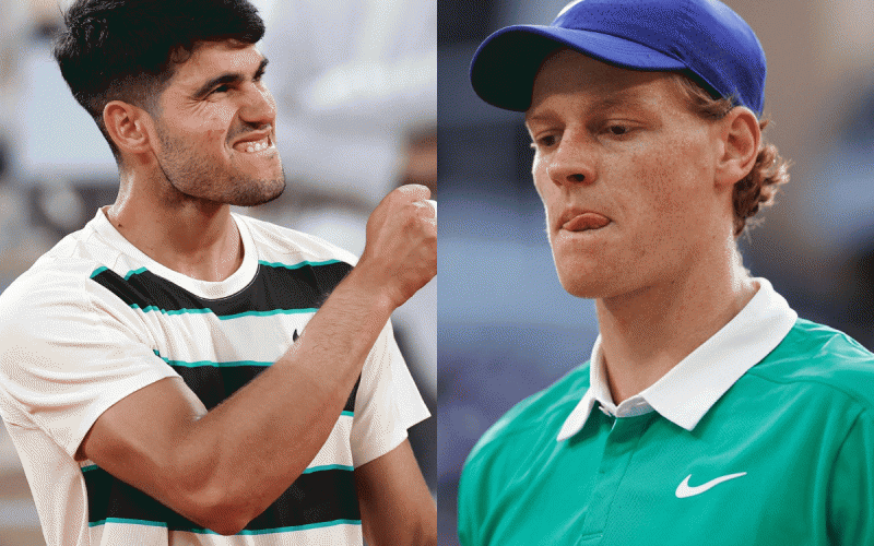 Trực tiếp tennis Carlos Alcaraz vs Jannik Sinner, 20h00 hôm nay 8/6