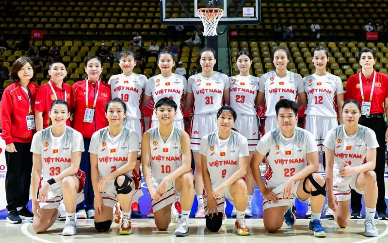 Trực tiếp bóng rổ nữ Việt Nam vs Thái Lan: Trận đấu bắt đầu