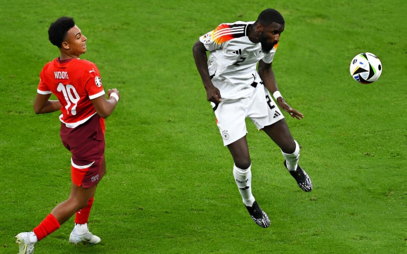Trực tiếp Đức 0-0 Thụy Sĩ: Chủ nhà áp đảo