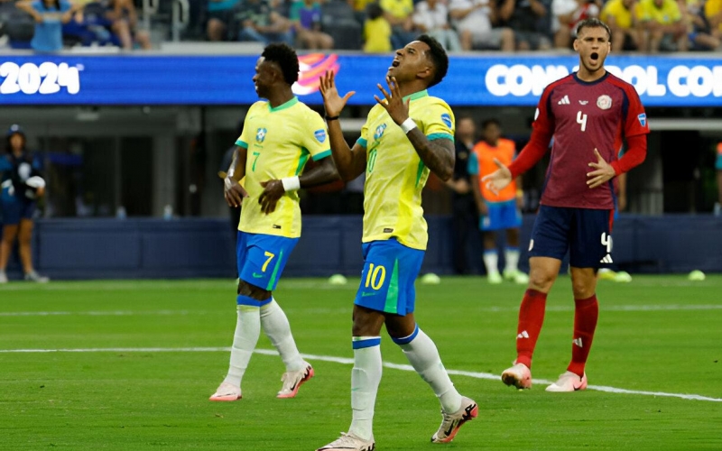 Brazil ra quân thất vọng trước Costa Rica tại Copa America 2024