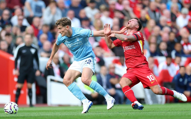 Trực tiếp Liverpool 0-0 Nottingham Forest: Bế tắc