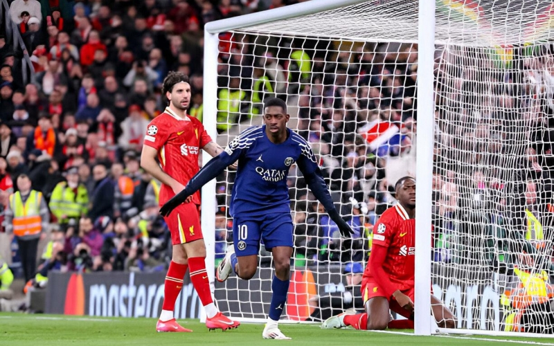 Trực tiếp Liverpool 0-1 PSG: Dembele tỏa sáng