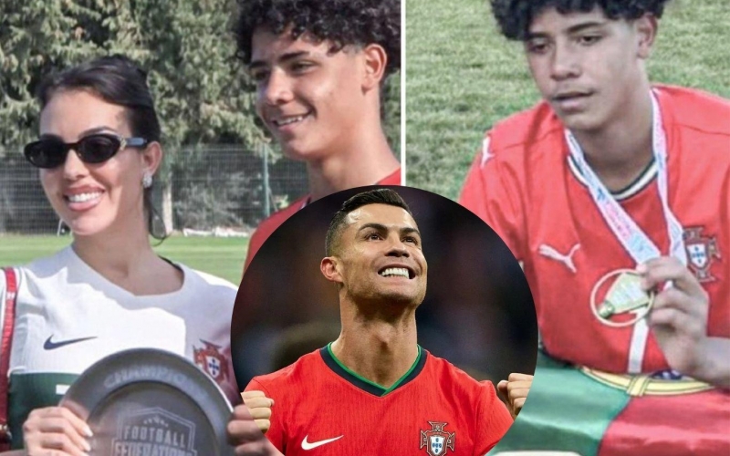 CHÍNH THỨC: Con trai Ronaldo lập cú đúp danh hiệu tại Bồ Đào Nha