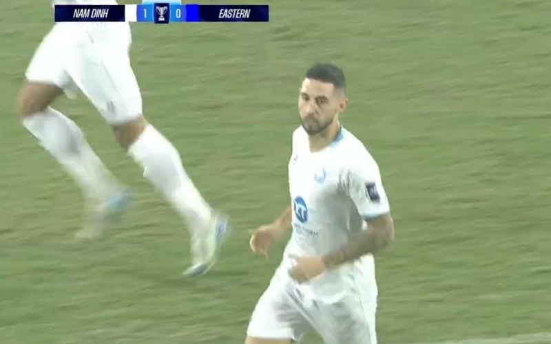 Trực tiếp Nam Định 9-0 Eastern AA: Liên tục ghi bàn