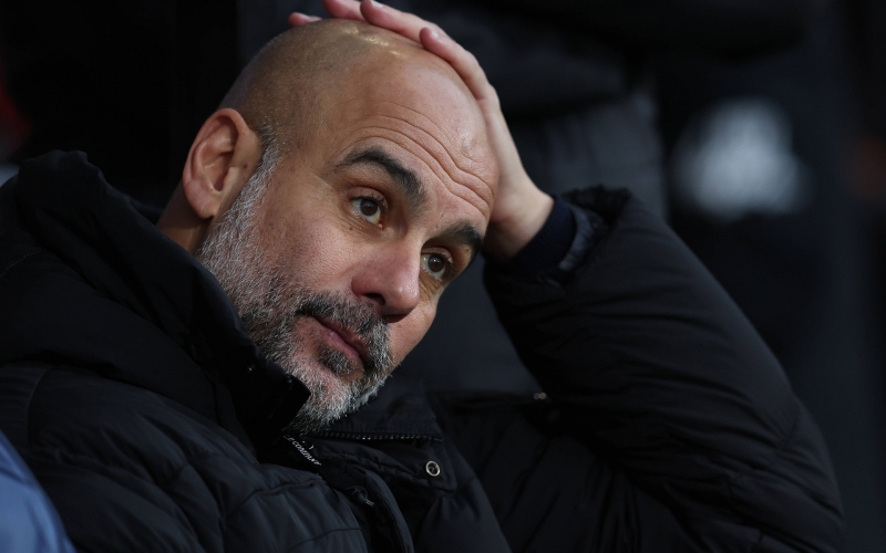 HLV Pep Guardiola chỉ trích Crystal Palace sau trận thua tại FA Cup