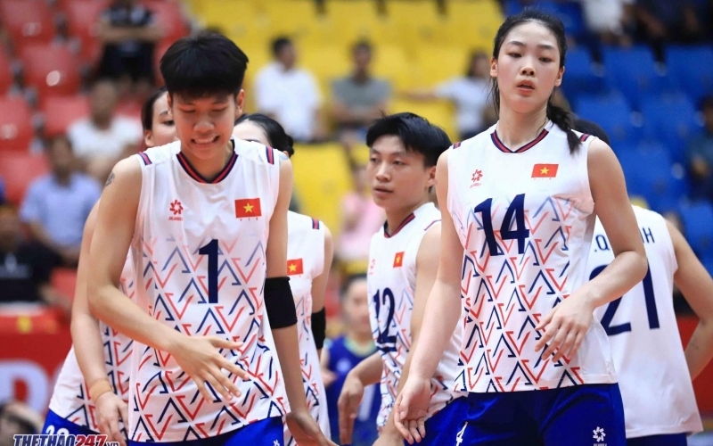 Trực tiếp bóng chuyền nữ U21 Việt Nam 1-2 U21 Thái Lan: Việt Nam gặp khó