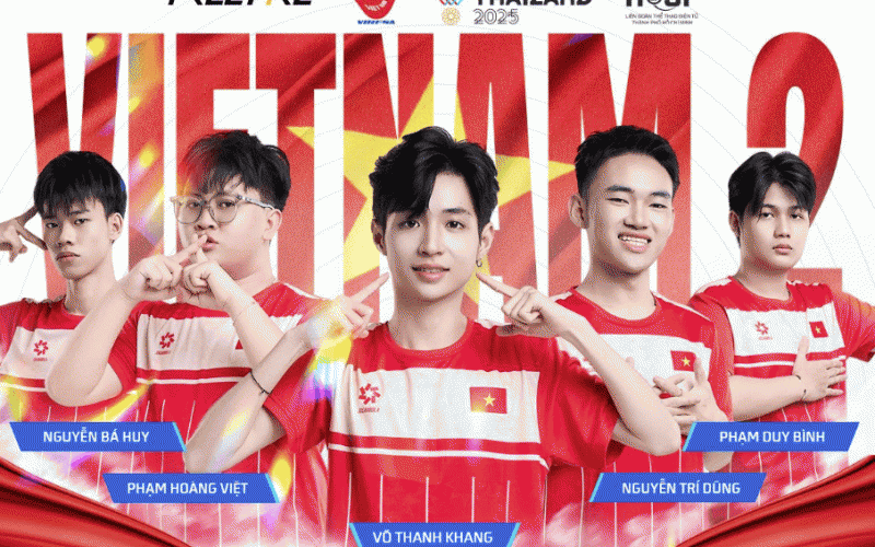 Đội hình tuyển Free Fire Việt Nam dự Sea Games 33