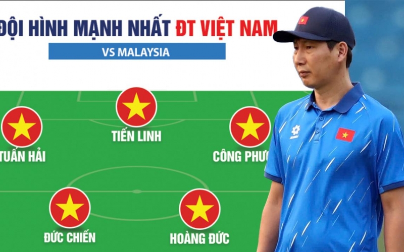 Đội hình ĐT Việt Nam mạnh nhất đấu Malaysia tại vòng loại Asian Cup
