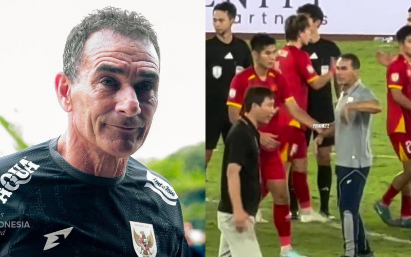 HLV U23 Indonesia hành động không đẹp với HLV Kim Sang Sik